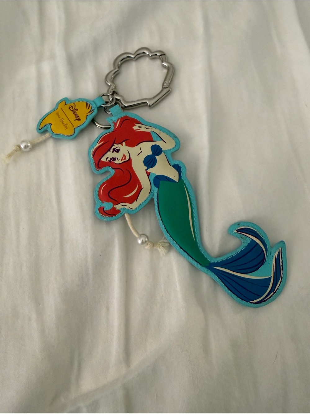Vera Bradley Disney Ariel Keychain